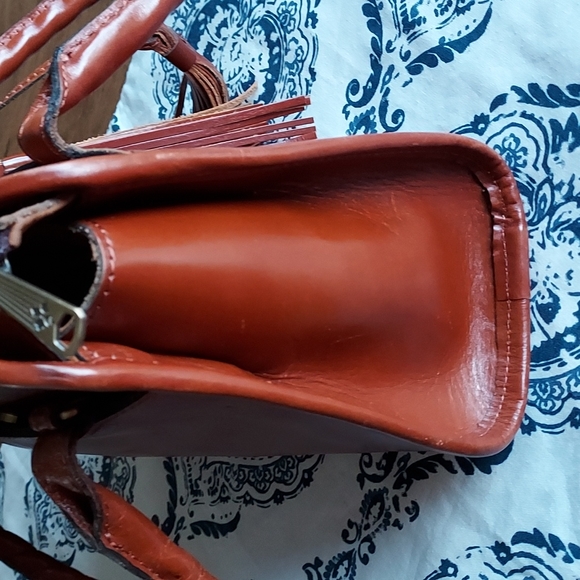 Patricia Nash Leather Small Satchel, Vintage - Picture 4 of 16